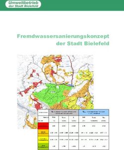 Fremdwassersanierungskonzept der Stadt Bielefeld