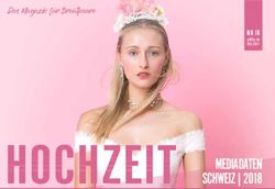 MediadateN schweiz|2018 - Das Magazin für Brautpaare - Terra-Verlag