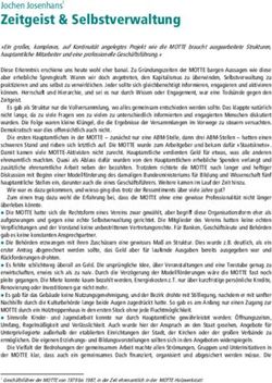 Zeitgeist & Selbstverwaltung - Motte