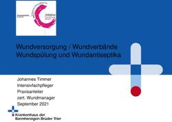 Wundversorgung / Wundverbände Wundspülung und Wundantiseptika - Johannes Timmer Intensivfachpfleger Praxisanleiter zert. Wundmanager September 2021