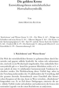 Die goldene Krone Entwicklungslinien mittelalterlicher Herrschaftssymbolik