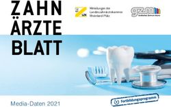&Auml;RZTE ZAHN &Auml;RZTE BLATT - Media-Daten 2021
