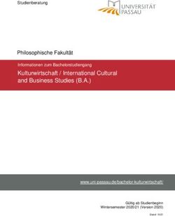 Kulturwirtschaft / International Cultural and Business Studies (B.A.) - Universit&auml;t Passau