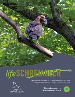 Dokumentation des EU-LIFE Projektes von 2012-2019 Documentation of the EU-LIFE Project 2012-2019