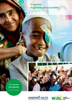 Es ber&uuml;hrt, Augenlicht retten zu helfen - Ihre Spende - Widl Garten- und Landschaftsbau