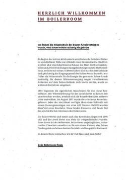 HERZLICH WILLKOMMEN IM BOILERROOM