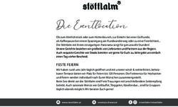 Die Eventlocation - Die St&ouml;ttlalm