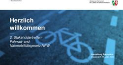 Herzlich willkommen 2. Stakeholdertreffen Fahrrad- und Nahmobilit&auml;tsgesetz NRW - Nationaler Radverkehrsplan