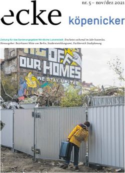 Ecke k&ouml;penicker nr. 5- nov/dez 2021 - BV N&ouml;rdliche Luisenstadt Berlin