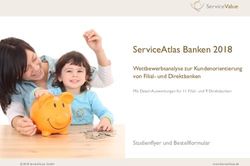 SERVICEATLAS BANKEN 2018 - WETTBEWERBSANALYSE ZUR KUNDENORIENTIERUNG VON FILIAL- UND DIREKTBANKEN - STUDIENFLYER UND BESTELLFORMULAR - SERVICEVALUE