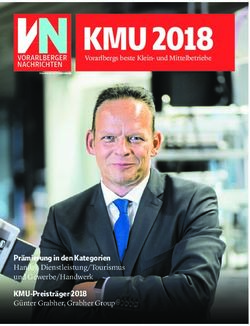 KMU 2018 - Prämierung in den Kategorien Handel, Dienstleistung/Tourismus und Gewerbe/Handwerk KMU-Preisträger 2018 Günter Grabher, Grabher Group ...