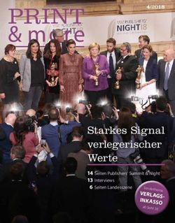 More PRINT - Starkes Signal verlegerischer Werte - Verband Deutscher ...