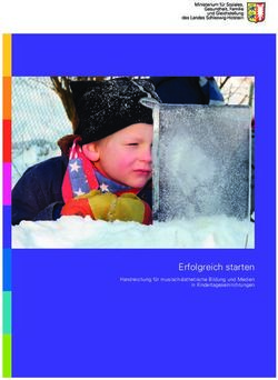Erfolgreich starten Handreichung für musisch-ästhetische Bildung und Medien in Kindertageseinrichtungen - schleswig-holstein.de