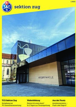 Sektion zug - TCS Sektion Zug Einladung zur 70. Generalversammlung