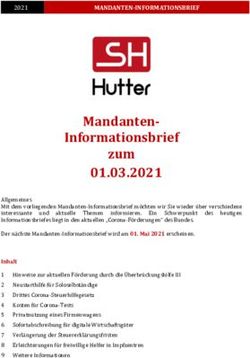 Mandanten-Informationsbrief zum 01.03.2021 - hutter ...