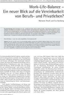 Work-Life-Balance Ein neuer Blick auf die Vereinbarkeit von Berufs- und Privatleben?