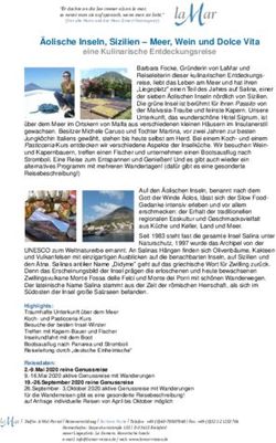 &Auml;OLISCHE INSELN, SIZILIEN - MEER, WEIN UND DOLCE VITA - LAMAR REISEN