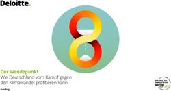 Der Wendepunkt Wie Deutschland vom Kampf gegen den Klimawandel profitieren kann - Deloitte