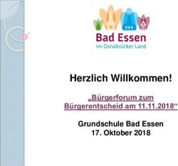 Herzlich Willkommen! "Bürgerforum zum Bürgerentscheid am 11.11.2018" Grundschule Bad Essen 17. Oktober 2018 - Gemeinde Bad Essen