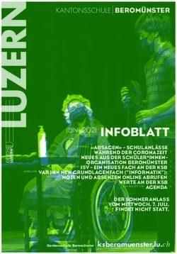 JUNI 2021 INFOBLATT - KANTONSSCHULE BEROM&Uuml;NSTER - Kantonsschule Berom&uuml;nster