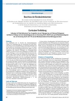 Beschluss der Bundes&auml;rztekammer