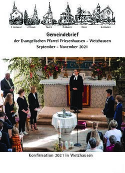 Gemeindebrief der Evangelischen Pfarrei Friesenhausen - Wetzhausen September - November 2021 - Gemeinde Aidhausen