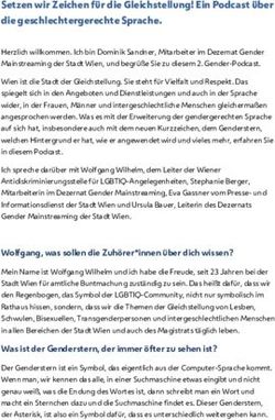Setzen wir Zeichen für die Gleichstellung! Ein Podcast über die geschlechtergerechte Sprache.