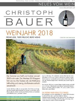 WEINjahr 2018 - Weingut Christoph Bauer