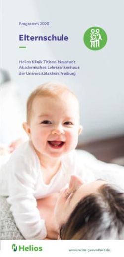 Elternschule Programm 2020 Helios Klinik Titisee-Neustadt Akademisches Lehrkrankenhaus der Universit&auml;tsklinik Freiburg
