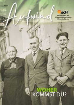 WOHER KOMMST DU? 1/21 - OscH eV