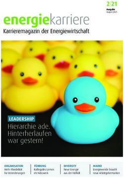 Hierarchie ade. Hinterherlaufen war gestern! - LEADERSHIP 2 21 - emw.trends
