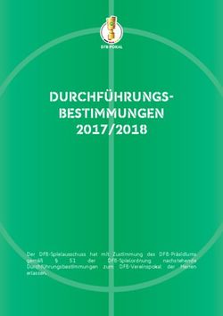 DURCHFÜHRUNGS-BESTIMMUNGEN 2017/2018 - FUPA