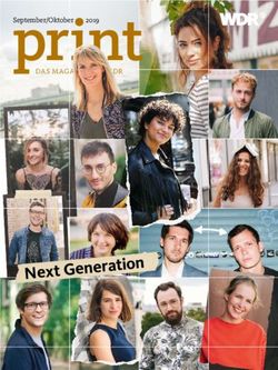 Print - Next Generation - DAS MAGAZIN DES WDR