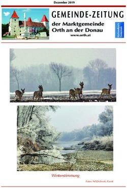 GEMEINDE-ZEITUNG der Marktgemeinde Orth an der Donau - Winterstimmung - in Orth an der Donau