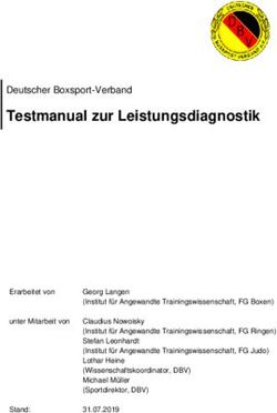 Testmanual zur Leistungsdiagnostik - Deutscher Boxsport-Verband