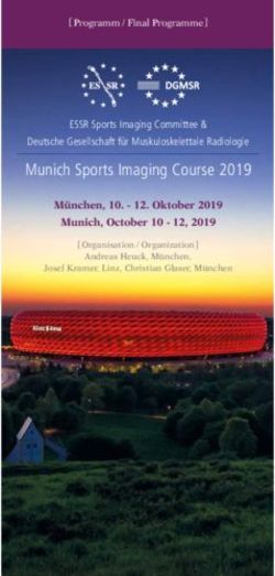 Munich Sports Imaging Course 2019 - DGMSR