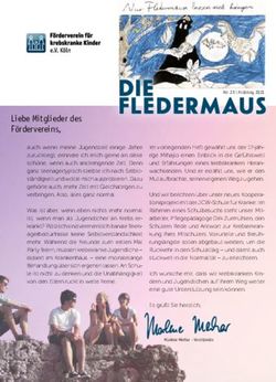 Liebe Mitglieder des F&ouml;rdervereins, F&ouml;rderverein f&uuml;r krebskranke ...