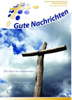 "Es ist tats&auml;chlich so: Der Herr ist auferstanden und hat sich dem Simon gezeigt!" - Kirche des Nazareners Gelnhausen