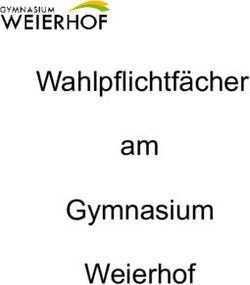 Wahlpflichtf&auml;cher am Gymnasium Weierhof