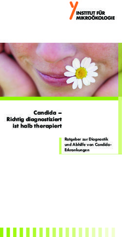 Candida - richtig diagnostiziert ist halb therapiert