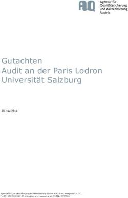 Gutachten Audit an der Paris Lodron Universit&auml;t Salzburg