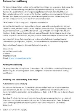 Datenschutzerklärung - Softgarden