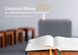 2022 Liturgische Bildung - Aus- und Fortbildung f&uuml;r den ehrenamtlichen Dienst - Haus am Dom