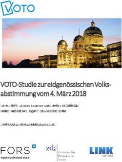 VOTO-Studie zur eidgen&ouml;ssischen Volks-abstimmung vom 4. M&auml;rz 2018 - Anke Tres ch, Lukas Lauener und Laura Scaperrotta unter Mitarbeit von Thomas ...