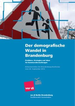 Der demografische Wandel in Brandenburg - Gemeinden ...
