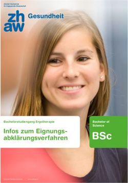 BSc Infos zum Eignungs-abkl&auml;rungsverfahren - Bachelorstudiengang Ergotherapie - ZHAW Z&uuml;rcher ...