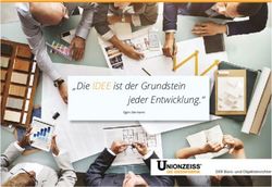 "Die IDEE ist der Grundstein jeder Entwicklung." - DER Büro- und Objekteinrichter - Unionzeiss