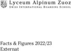 Facts & Figures 2022/23 Externat - Lyceum Alpinum Zuoz