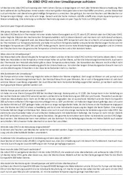 Die JOBO CPE2 mit einer Umw&auml;lzpumpe aufr&uuml;sten