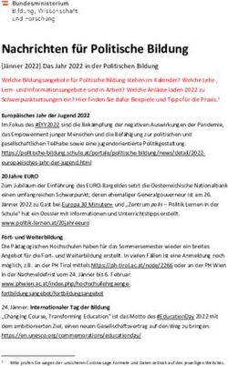 Nachrichten für Politische Bildung - Jänner 2022 Das Jahr 2022 in der Politischen Bildung - BildungsHub.wien